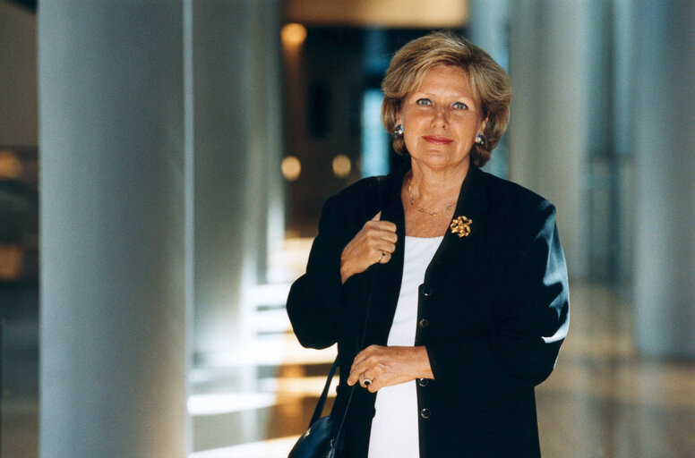 Foto 2: MEP Marie-France STIRBOIS at the EP in Strasbourg.