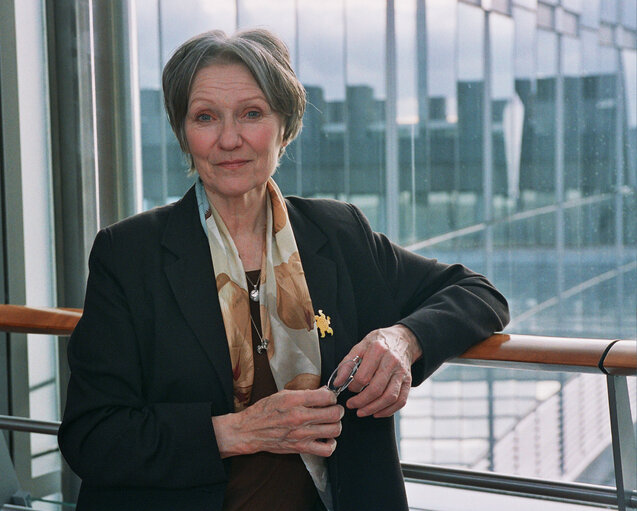 Valokuva 50: Portrait of Uma AALTONEN at the EP in Brussels.