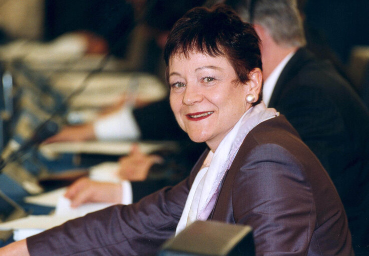 Photo 3: Baroness Sarah LUDFORD in plenary session in Strasbourg.