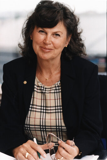 Valokuva 8: Portrait of Charlotte CEDERSCHIOLD at the EP in Brussels.