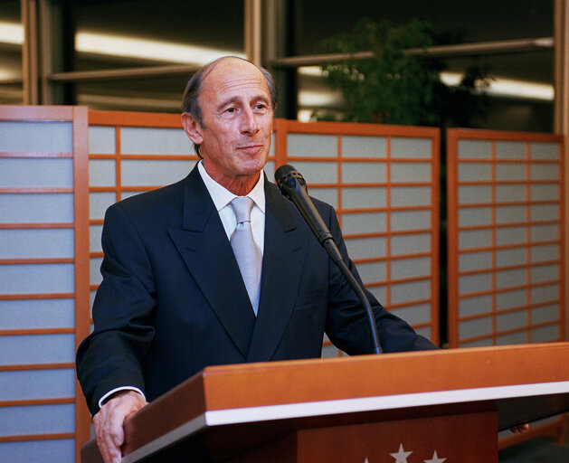 Francois MUSSO in a meeting at the EP in Brussels.