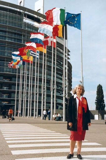 MEP Elisabeth SCHROEDTER in Strasbourg