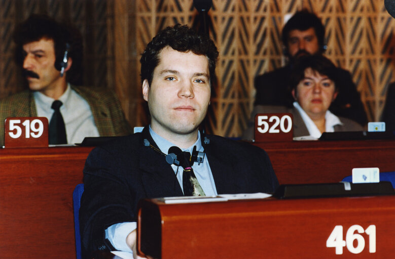 Foto 47: Tommy WAIDELICH in plenary session in Strasbourg.