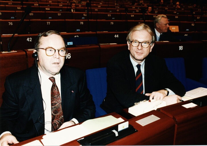 Foto 7: MEPs in plenary session in Strasbourg.