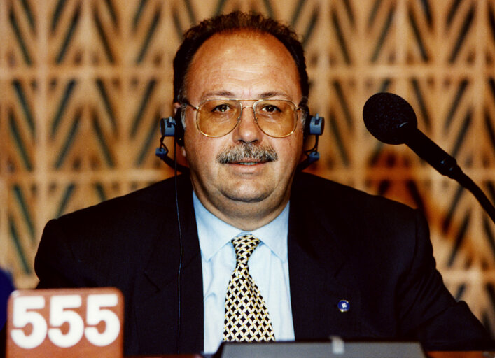 Pietro Antonio DI PRIMA in plenary session in Strasbourg.