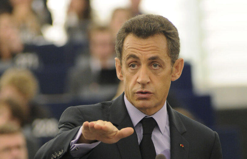 Foto 2: Plenary session in Strasbourg - Debate on the outcome of the European Council with French President Nicolas Sarkozy and Commission President Jose Manuel Barroso