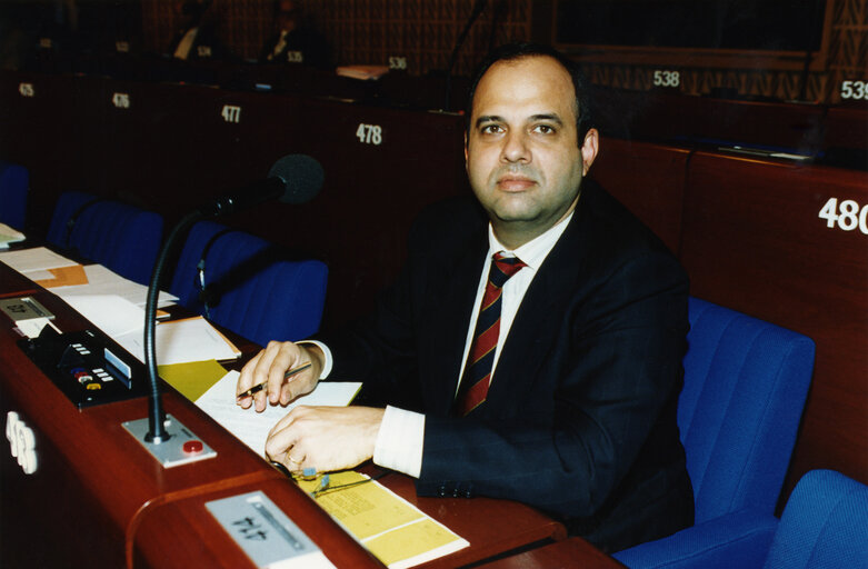 Carlos NEVES COSTA in plenary session in Strasbourg.