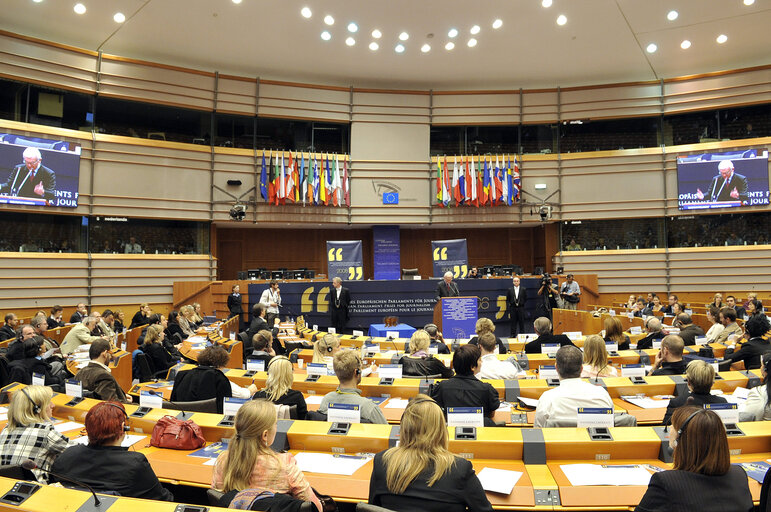 Photo 44 : European Parliament Prize for Journalism 2008