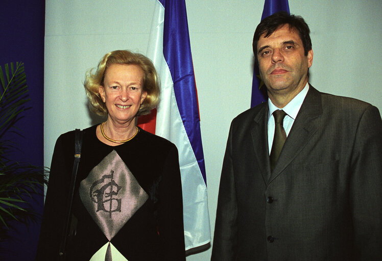 Visit of the President of the Federal Republic of Yugoslavia to the EP in Strasbourg.