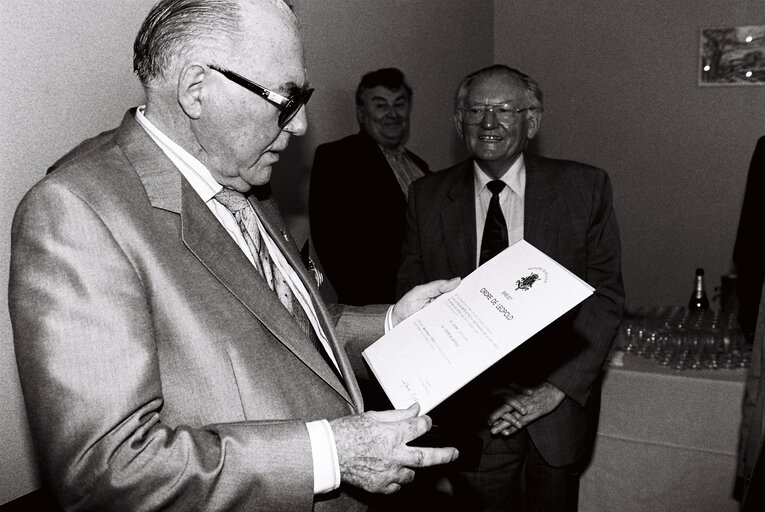 Fotografija 38: Medal ceremony, Grand Officier de l'ordre de LEOPOLD