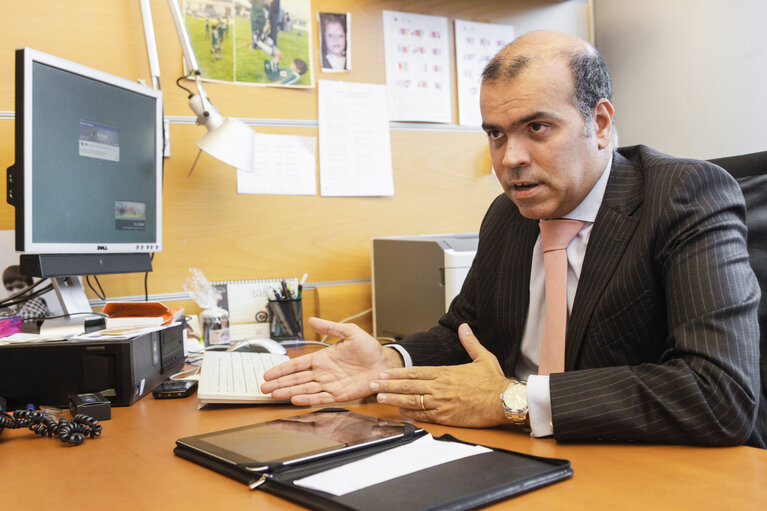 Fotografia 13: MEP Diego FEIO at the European Parliament in Brussels