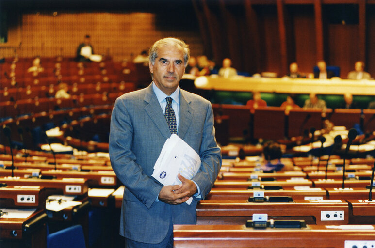 Giacomo SANTINI at the EP in Strasbourg.