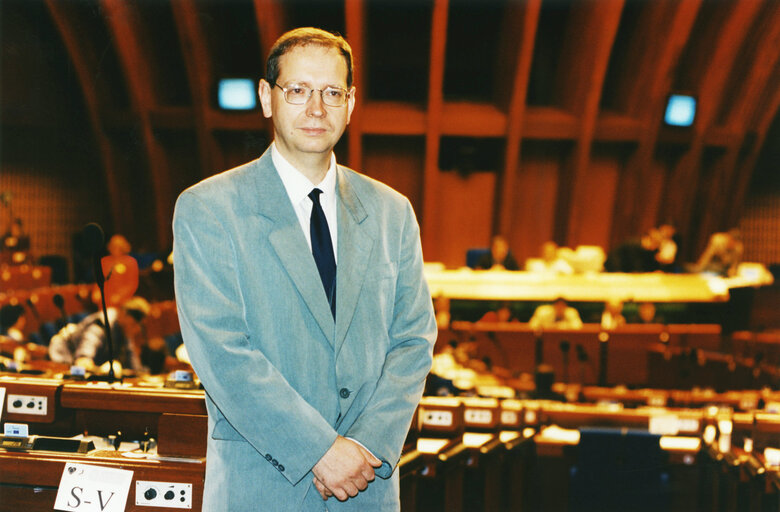 Portrait of Eric PINEL at the EP in Strasbourg