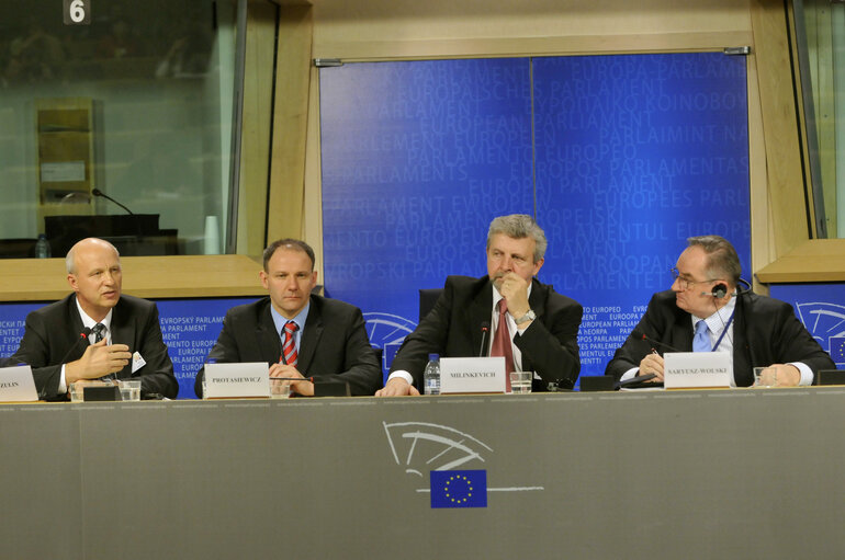 Press conference on Belarus after elections. EU policy towards Belarus