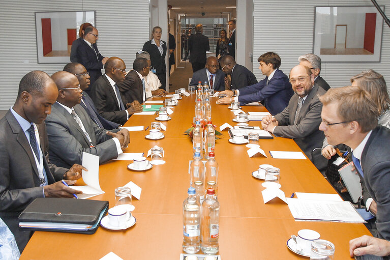 Fotó 1: Martin SCHULZ -  EP President meets with President of Senegal Macky SALL