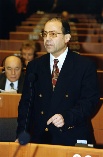 Zdjęcie 7: Friedrich KONIG in plenary session in Brussels