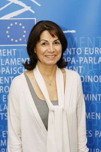 Photo 7 : MEP Claire GIBAULT at the EP in Brussels.