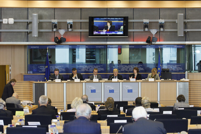 Fotografi 4: AFET/SEDE Committee meeting. Subcommittee on Security and Defence