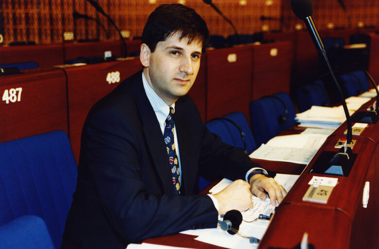 Photo 3 : Michael SPINDELEGGER at the EP in Strasbourg.