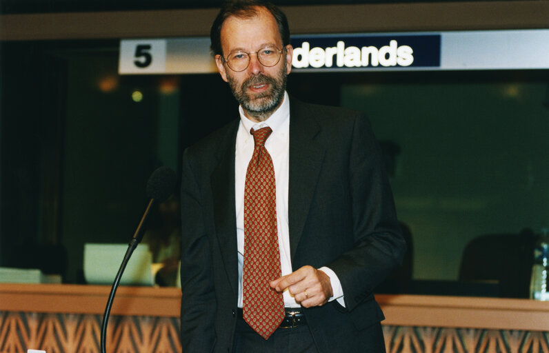 Portrait of Gianno TAMINO at the EP in Strasbourg.