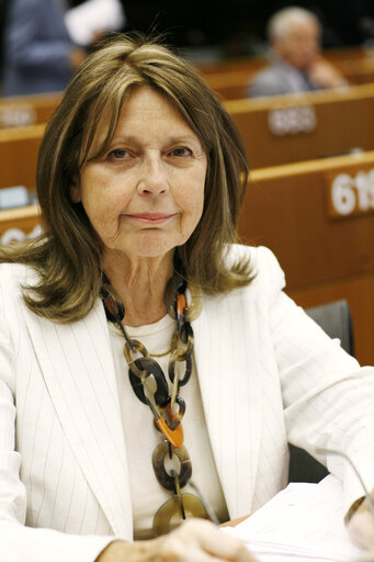 MEP Janelly FOURTOU at the EP in Brussels.