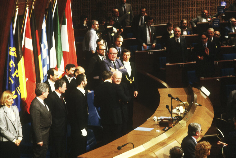 Visit of the President of the United States of America to the EP.