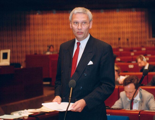 Fotó 6: The Minister for Foreign Affairs of the Netherlands in Plenary Session in Strasbourg during the Dutch Presidency of the EU.