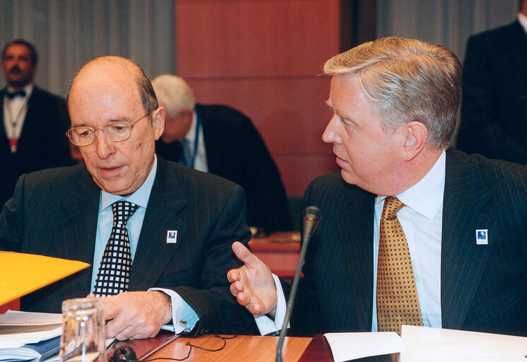 Photo 5: Visit of the Prime Minister of Greece and Acting President of the Council to the EP in Strasbourg, following the Summit on Iraq.