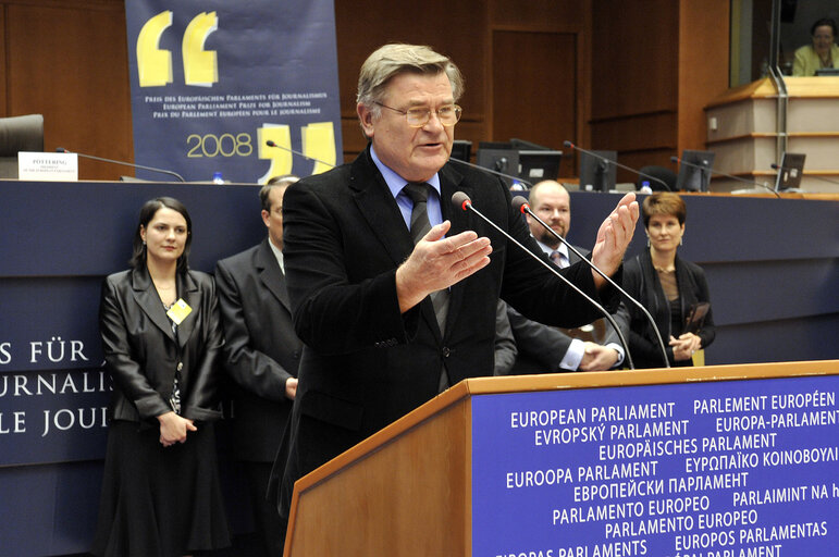 Photo 9 : European Parliament Prize for Journalism 2008