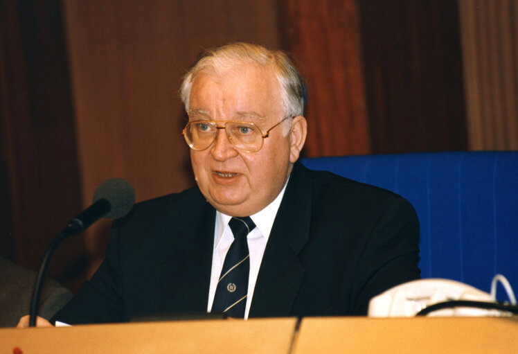 EP President in plenary session in Strasbourg.