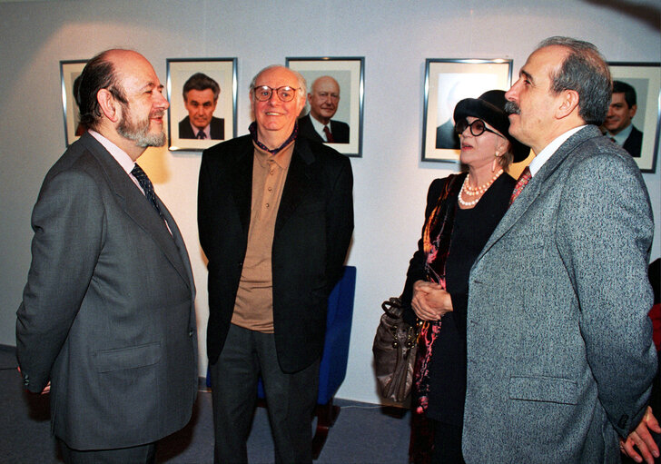 Renzo IMBENI MEP with guests of the EP.