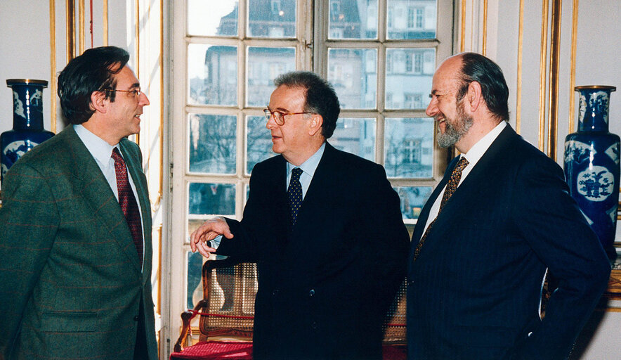 Fotografie 12: EP President meets with the President of Portugal.