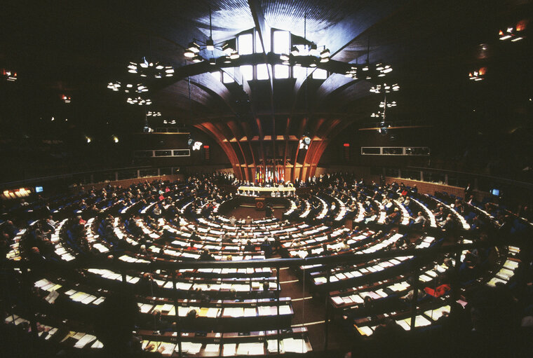 Foto 11: Visit of the President of the United States of America to the EP.