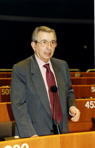 Pavlos SARLIS in plenary session in Brussels