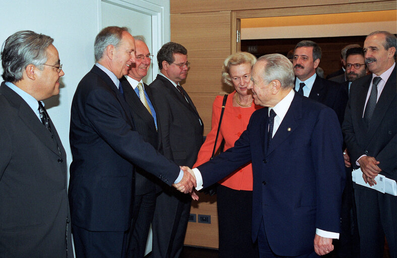 Zdjęcie 6: Visit of the President of Italy to the EP in Strasbourg.