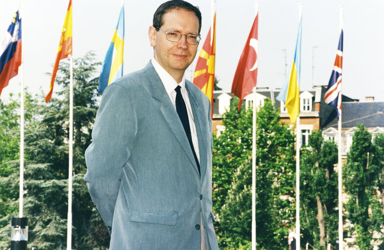 Portrait of Eric PINEL at the EP in Strasbourg