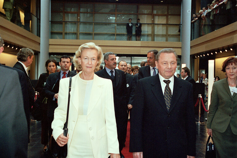 Fotografija 7: Visit of the President of Slovakia to the EP in Strasbourg.