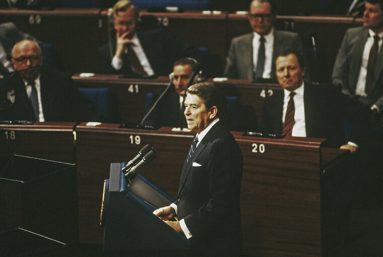 Foto 9: Visit of the President of the United States of America to the EP.