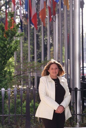 Fotografija 3: MEP Esther HERRANZ GARCIA in Brussels