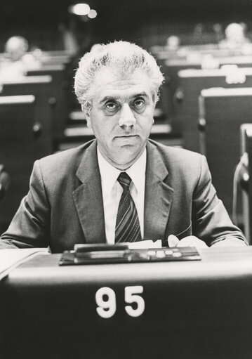 Fotagrafa 15: Giovanni BARBAGLI attends a plenary session in June 1981