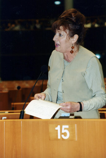 Zdjęcie 19: Hedy d'ANCONA in plenary session in Brussels