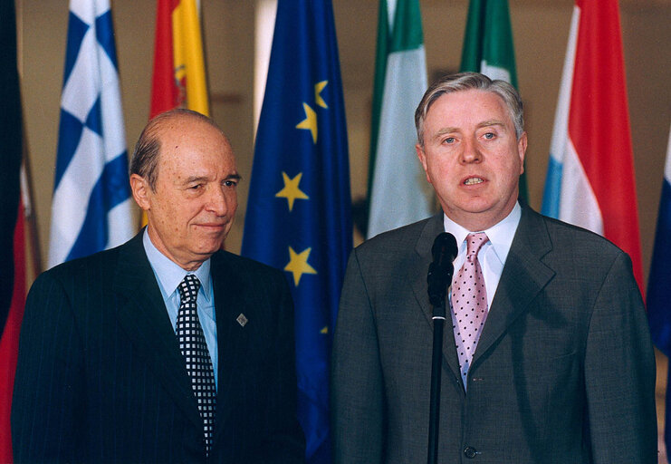 Photo 7: Visit of the Prime Minister of Greece and Acting President of the Council to the EP in Strasbourg, following the Summit on Iraq.