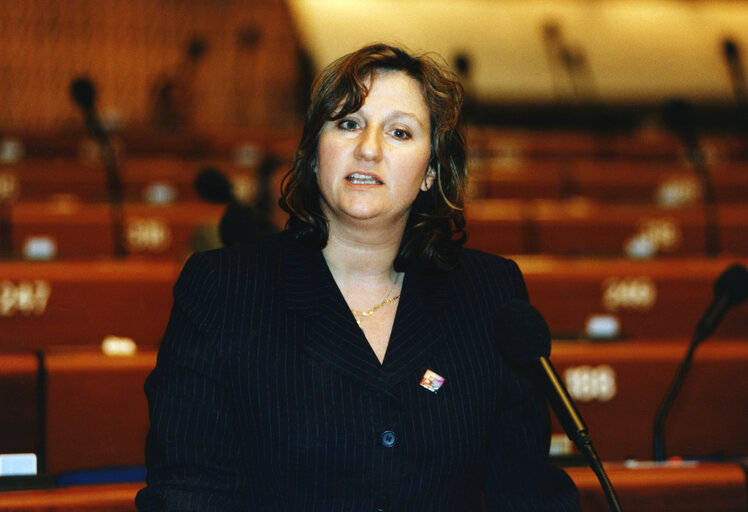 Billede 2: Arlene McCARTHY in plenary session in Strasbourg.