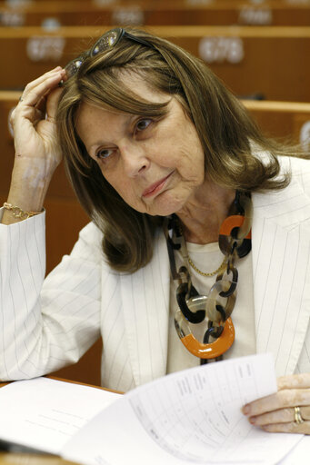 Fotografie 5: MEP Janelly FOURTOU at the EP in Brussels.