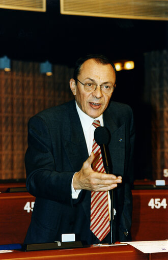 Fotó 6: Michel ROCARD at the EP in Strasbourg.