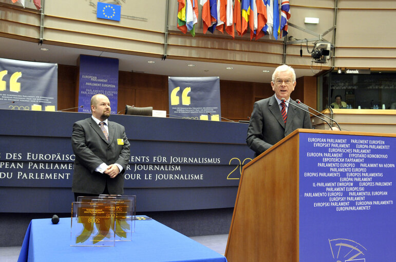 Photo 27 : European Parliament Prize for Journalism 2008