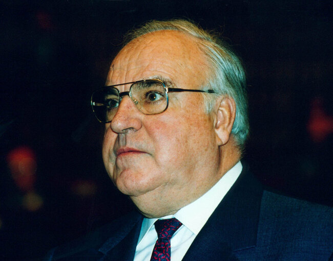 German Chancellor visits the European Parliament