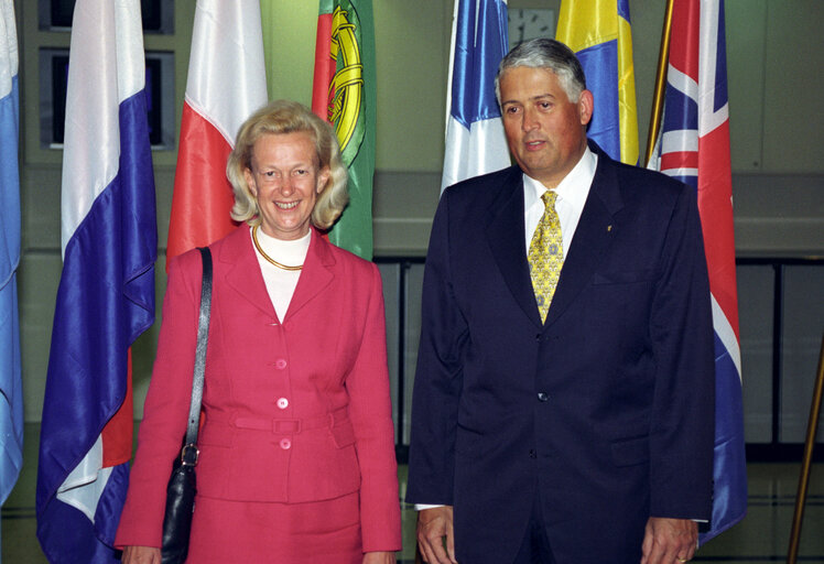 Fotografi 3: Visit of the President of Panama to the EP in Brussels.