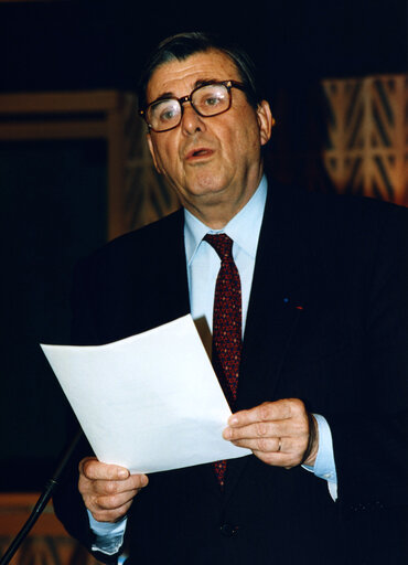 Jacques DONNAY in plenary session in Strasbourg.