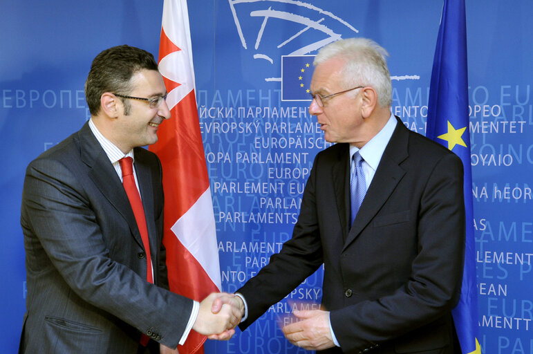 Fotografija 19: EP President meets with the Prime Minister of Georgia.